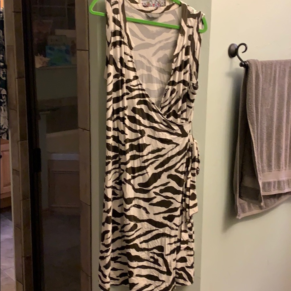 Zebra print dress